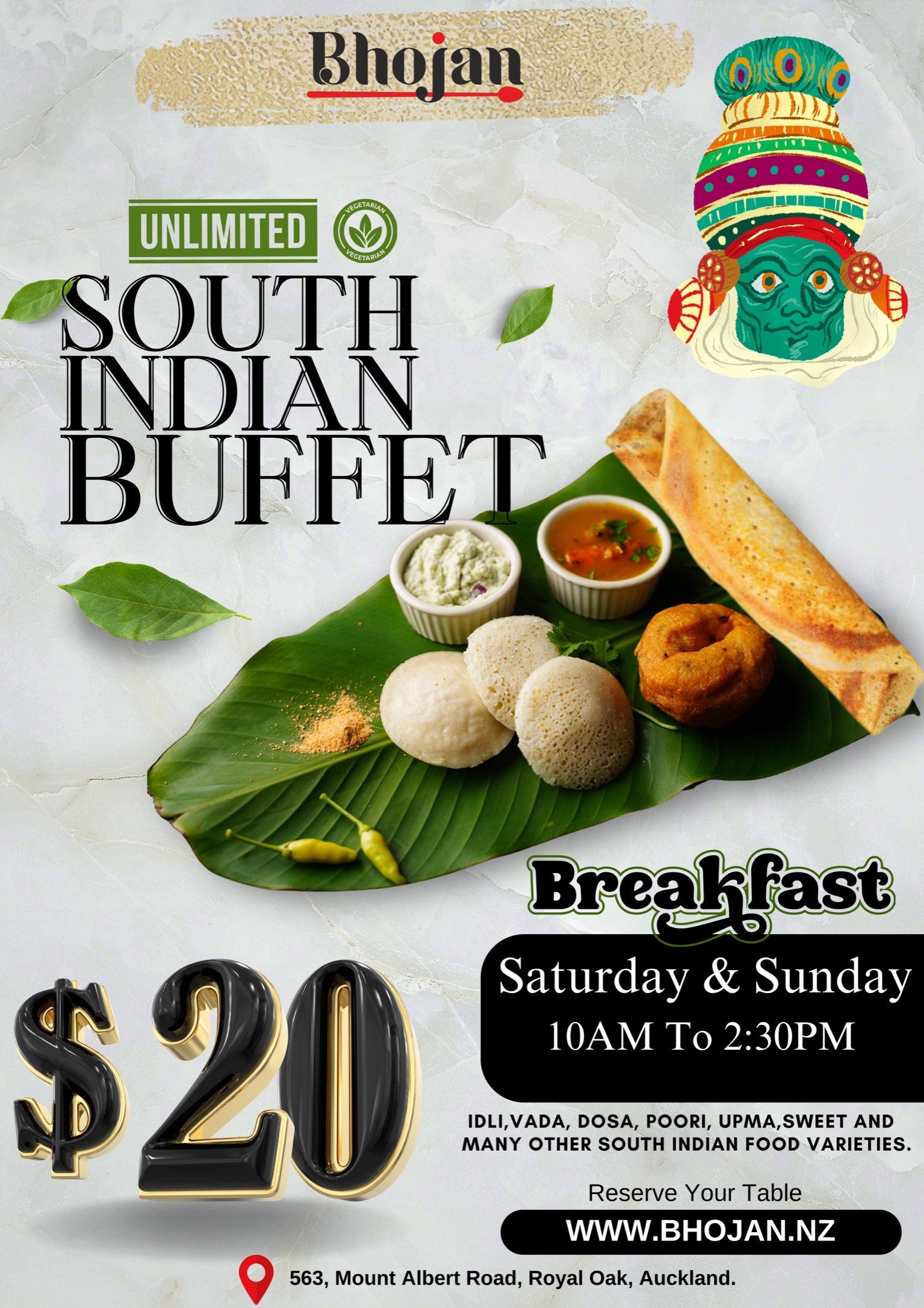 Unlimied South Indian Buffet